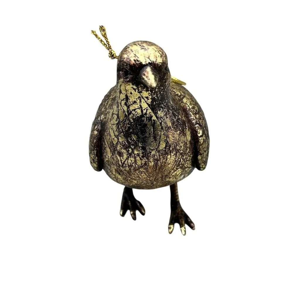 Antique Brass‎ Bird Figurine Original Decorative Collectible Christmas ornament